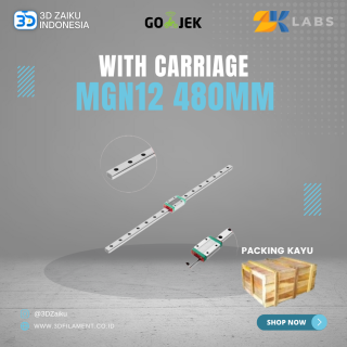 ZKLabs MGN12 Linear Rail 480 mm dengan MGN12H Carriage